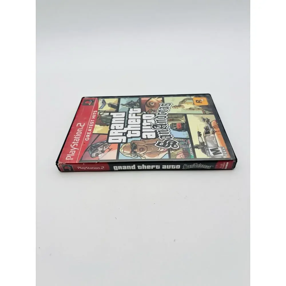 GTA San Andreas PS2 Greatest Hits Tested and Working No Manual No Map